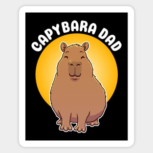 Cute Capybara Dad Sticker